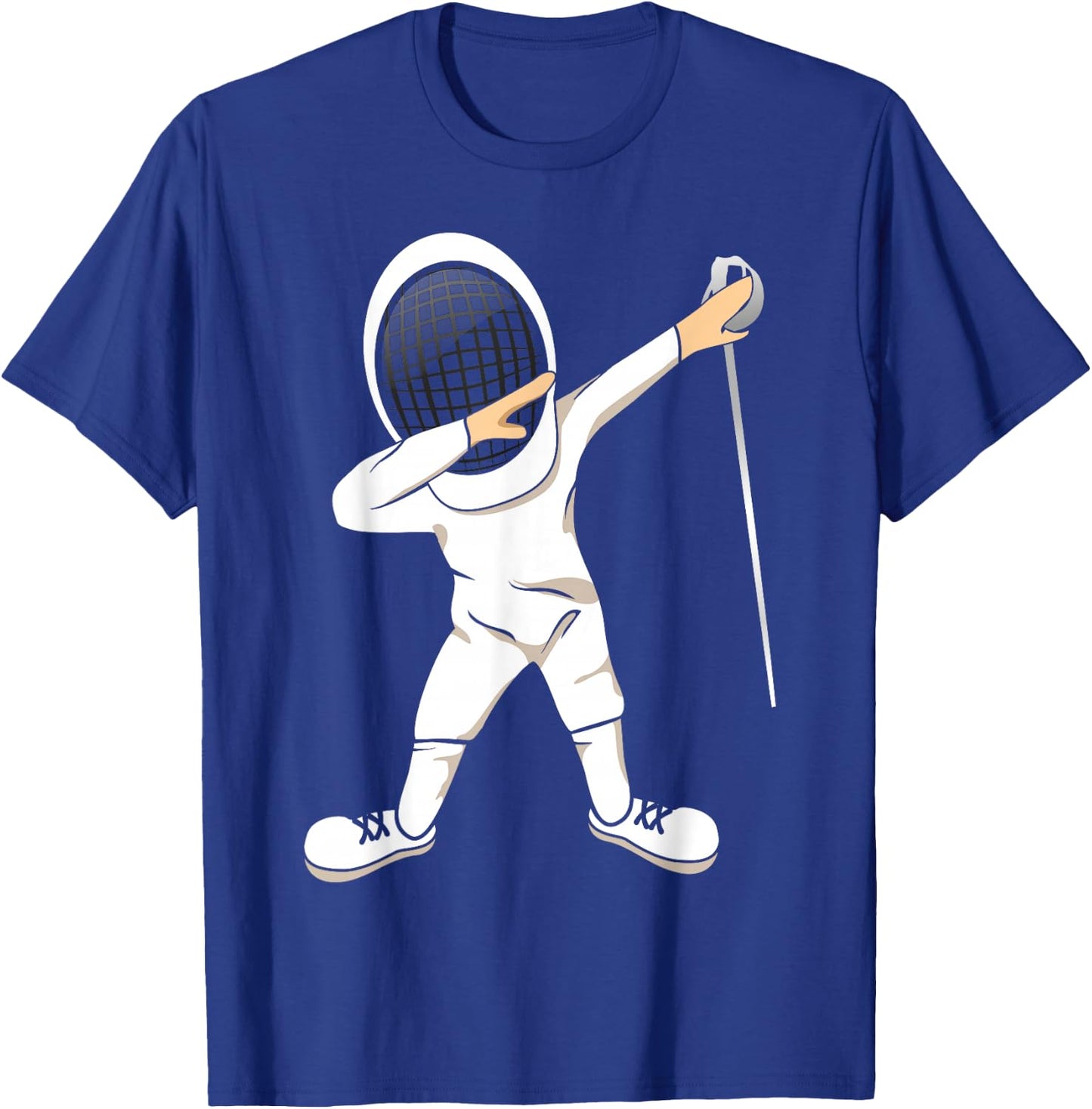 Funny Dabbing Fencing Sports MM T-Shirt - T-Shirt | Royal