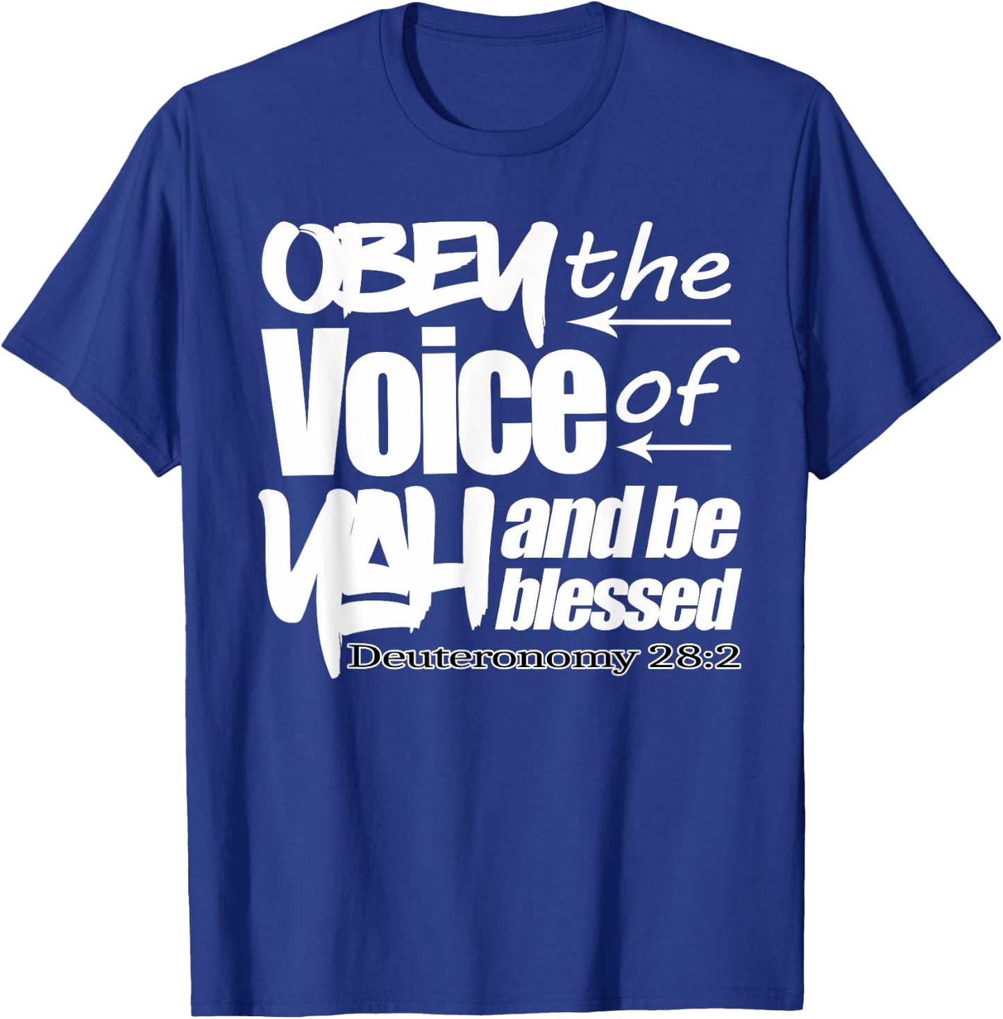 Hebrew Israelite Tribe Judah Torah Deut 28 Obey Yah T-Shirt - T-Shirt | Royal