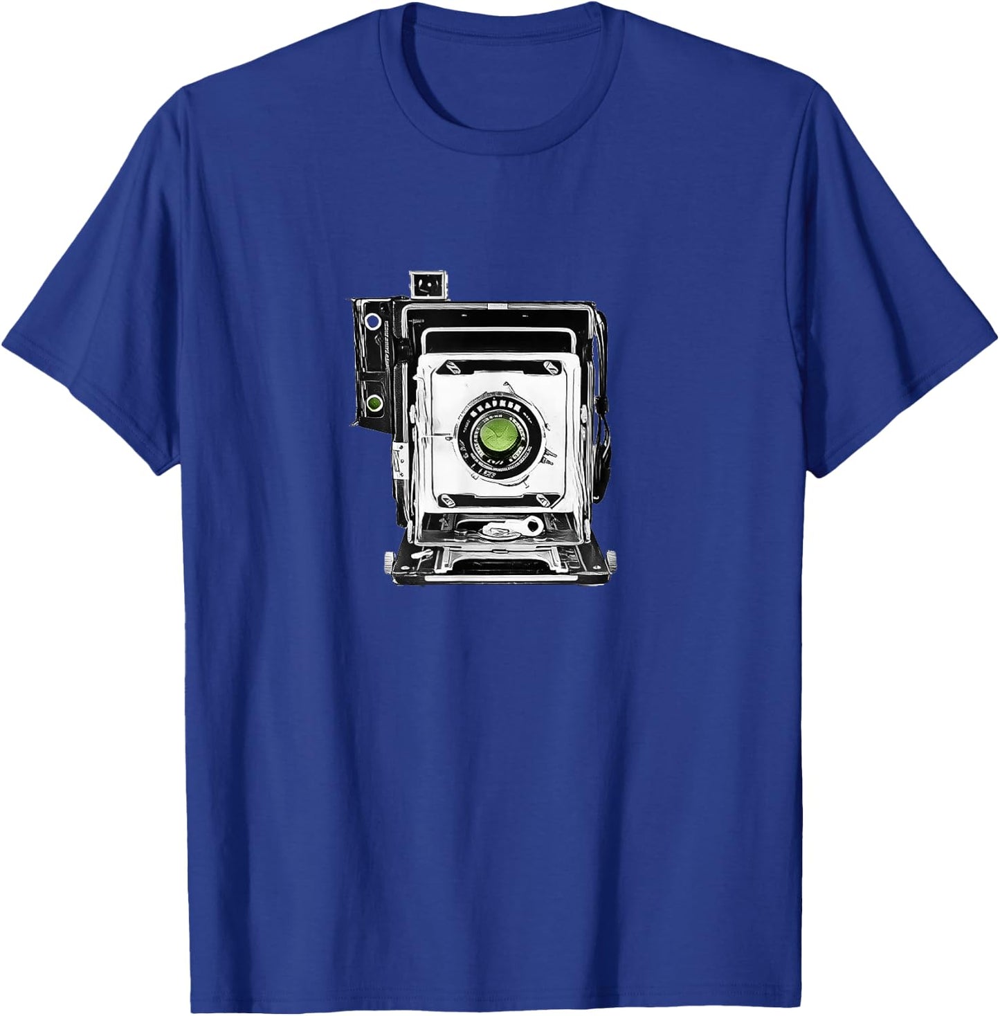 Large Format Vintage Press Camera T-Shirt - T-Shirt | Royal