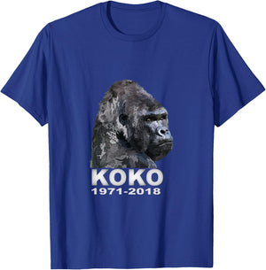 Koko The Gorilla T-Shirt - T-Shirt | Royal