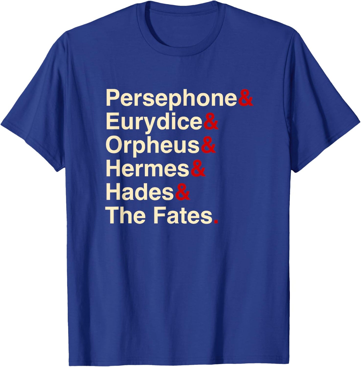 Hades, Orpheus, and Eurydice | Musical Theatre Shirts T-Shirt - T-Shirt | Royal