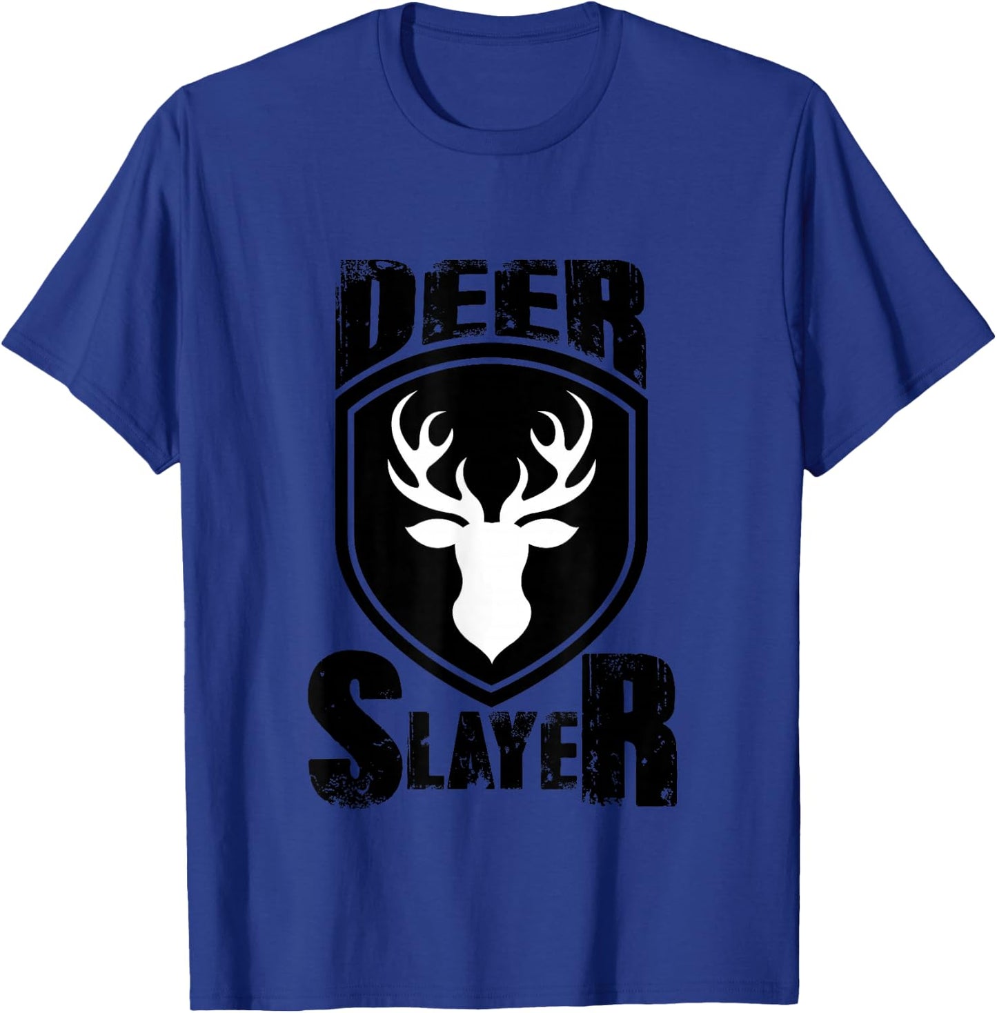 Deer Hunter Slayer Hunting Buck Sportsman T shirt T-Shirt - T-Shirt | Royal