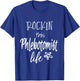 Rockin This Life Phlebotomist Phlebotomy Gifts T-Shirt - T-Shirt | Royal