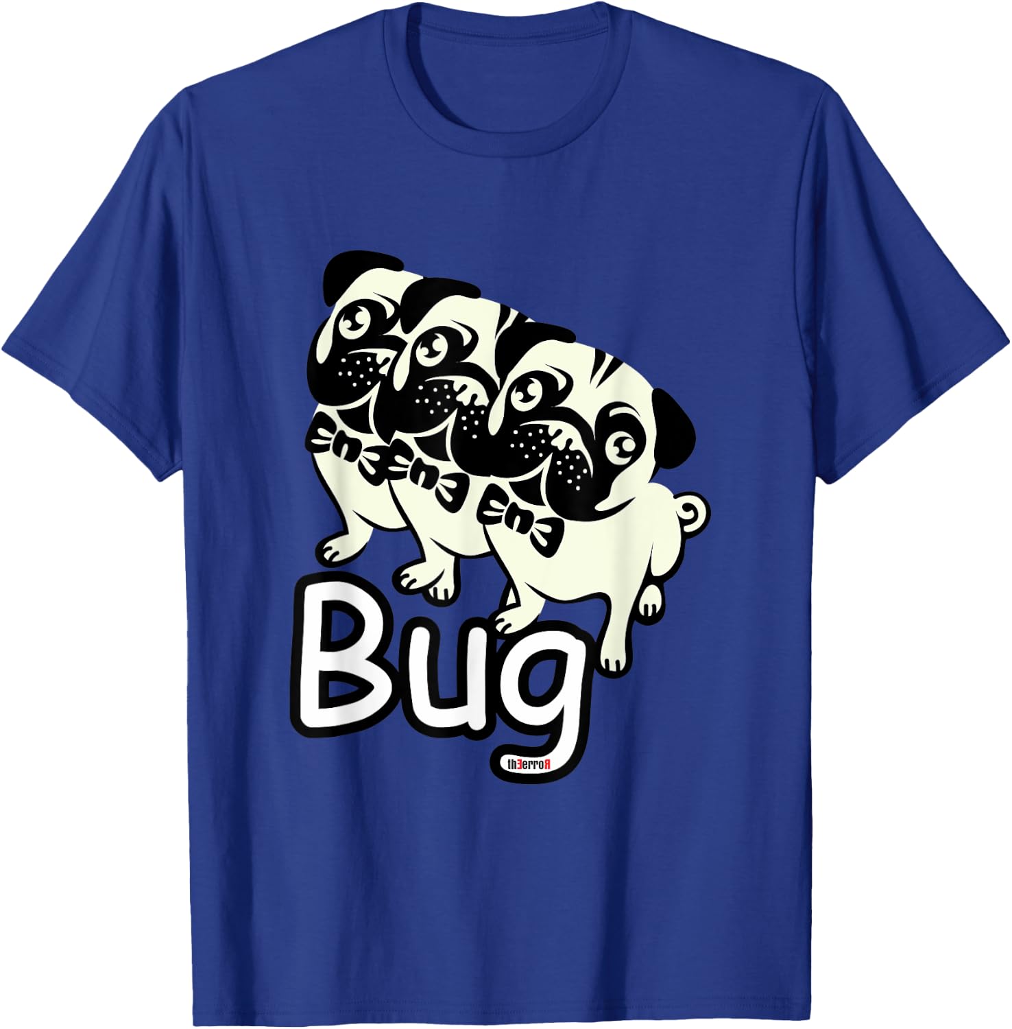 Funny Pug bug Shirt T-Shirt - T-Shirt | Royal