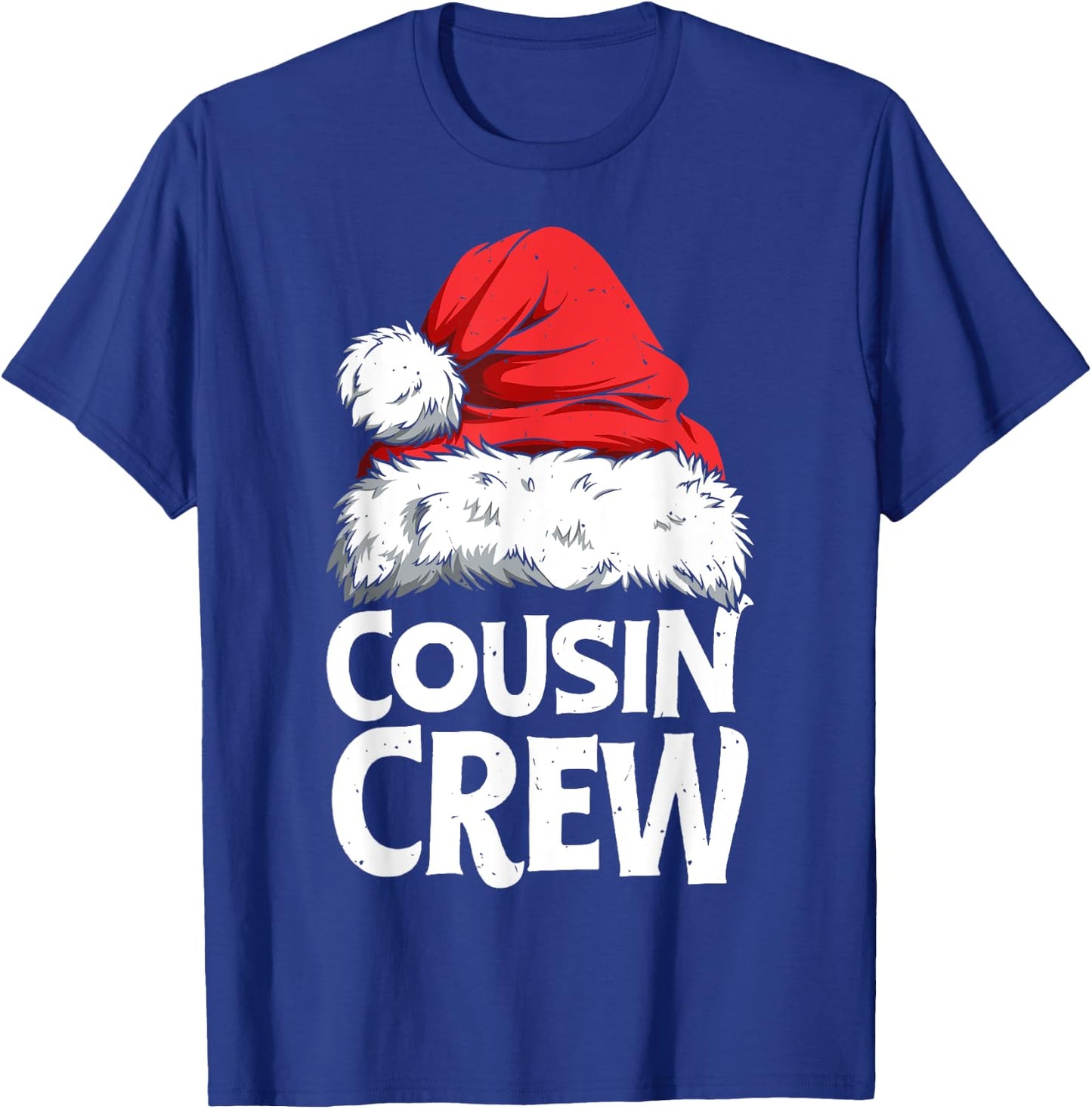 Santa Cousin Crew Christmas Family Matching Pyjamas Xmas Men T-Shirt - T-Shirt | Royal