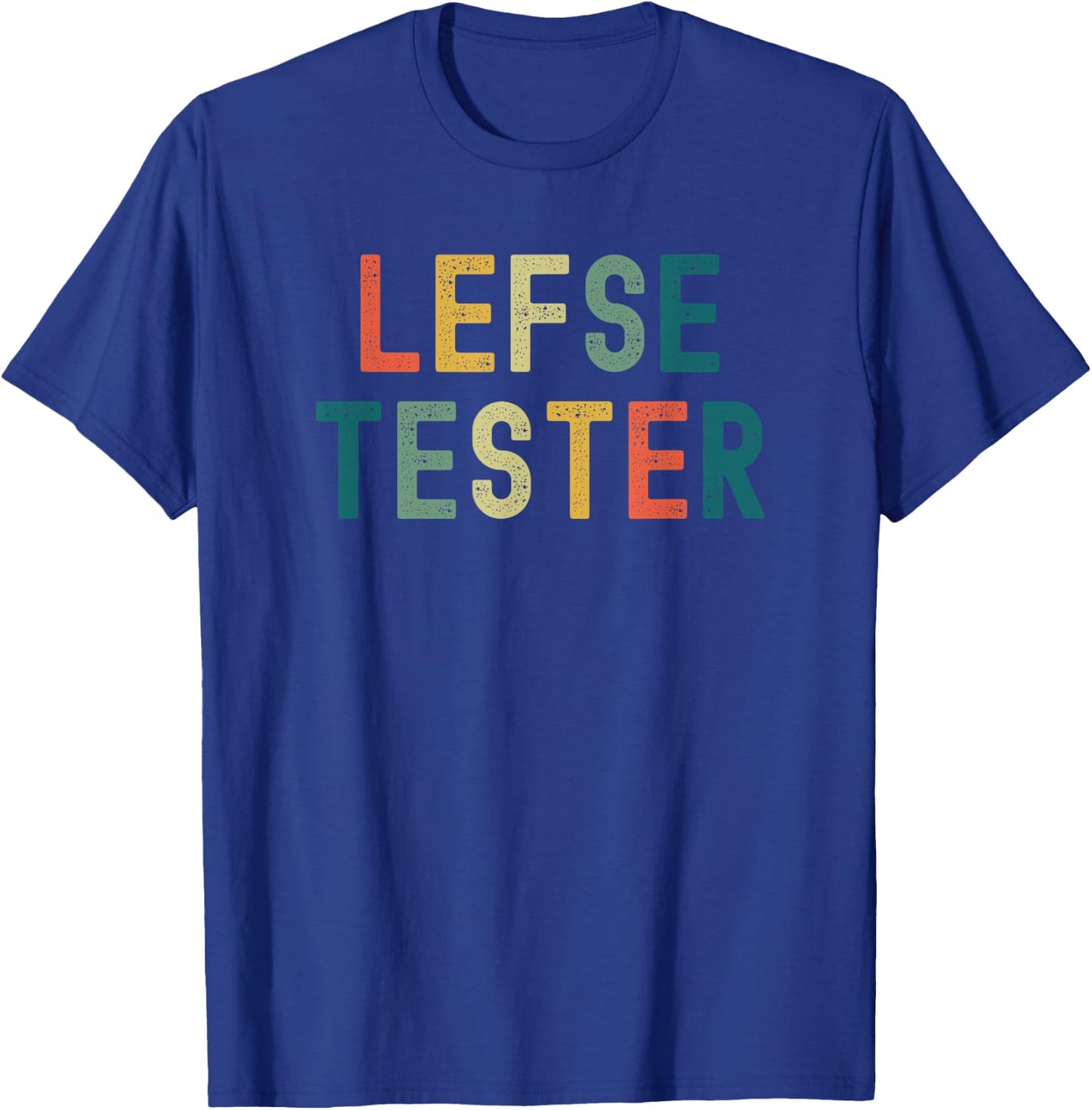 Lefse tester funny Norwegian treat Midwestern humor retro T-Shirt - T-Shirt | Royal