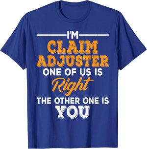 Claims adjuster T-Shirt - T-Shirt | Royal