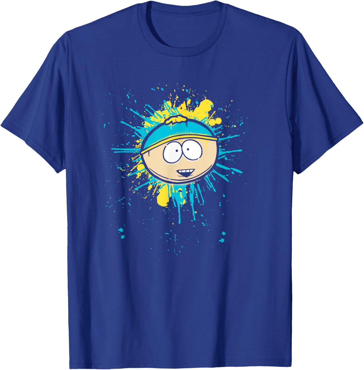 South Park Cartman Graffiti Splatter - Officially Licensed T-Shirt - T-Shirt | Royal