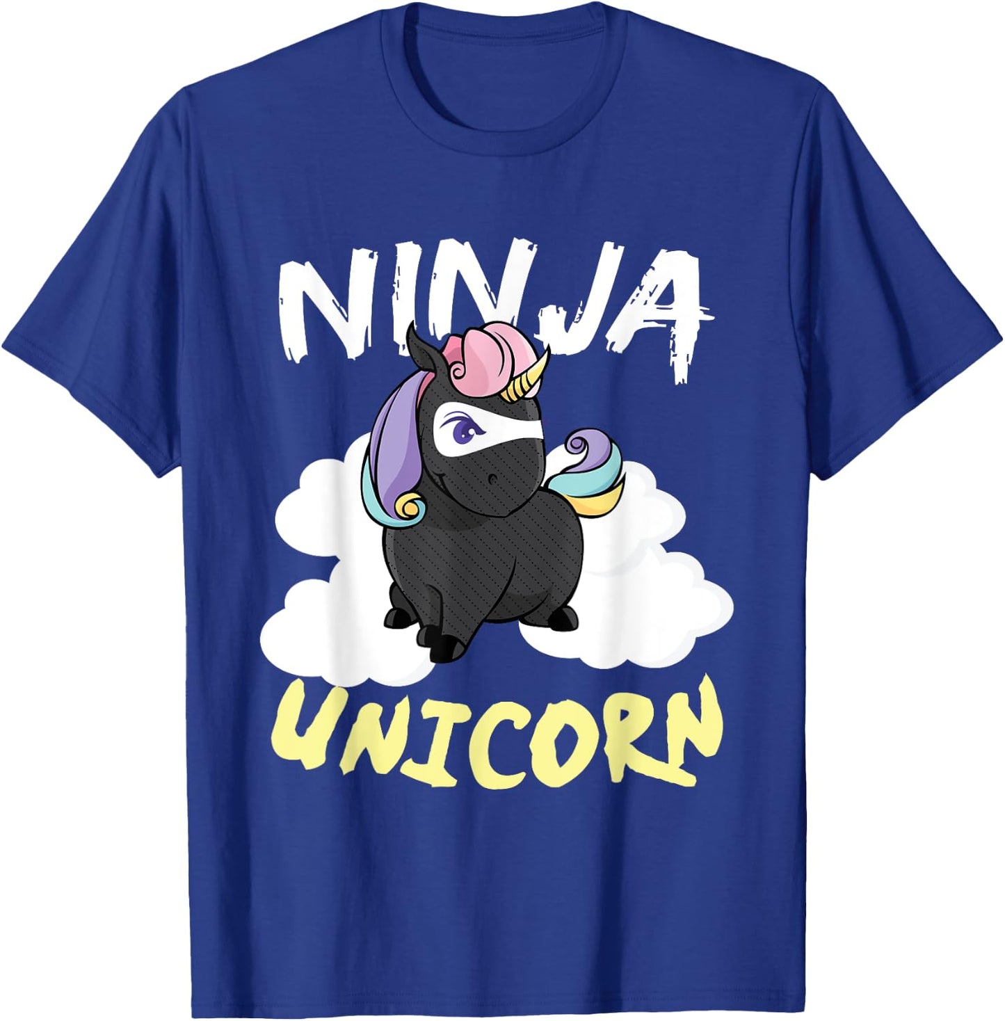 Funny Ninja Unicorn Martial Arts Unicorn Lover Gift T-Shirt - T-Shirt | Royal