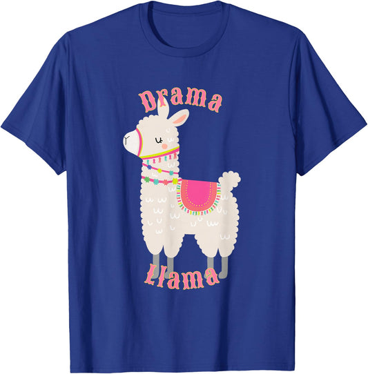 Drama Llama for Adults and Kids T-Shirt - T-Shirt | Royal