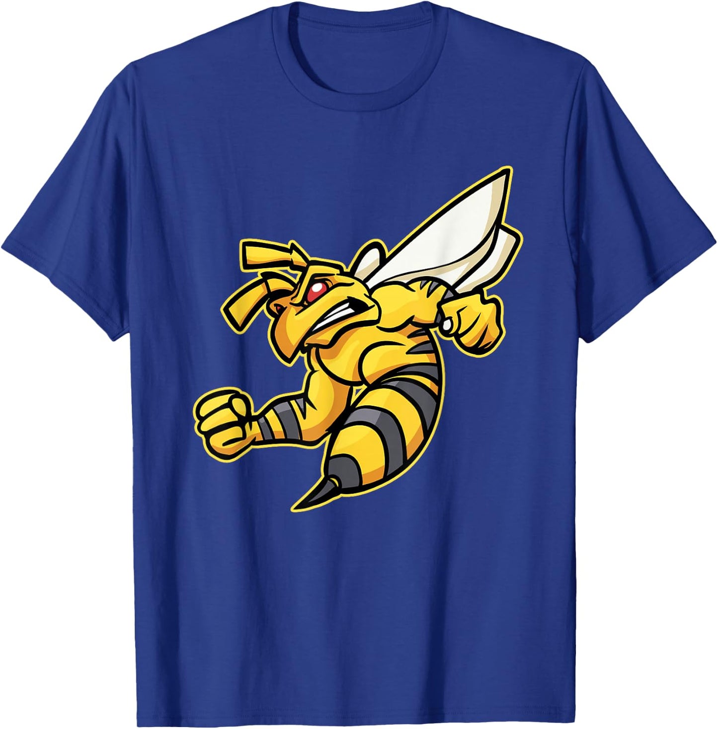 Angry Bee - Beehive Rampage - Beekeeper Logo T-Shirt - T-Shirt | Royal