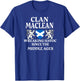 MacLean Scottish Scottish Clan Lion Family Name T-Shirt - T-Shirt | Royal