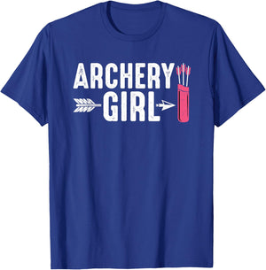 Cute Archery Girl T-Shirt - T-Shirt | Royal