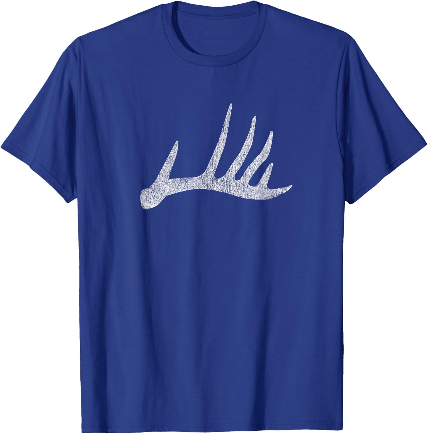 Whitetail Deer Antler Shed Rack Hunting Design T-Shirt - T-Shirt | Royal
