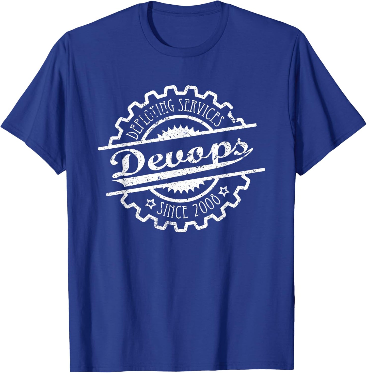 Devops vintage programmer developer open source docker T-Shirt - T-Shirt | Royal