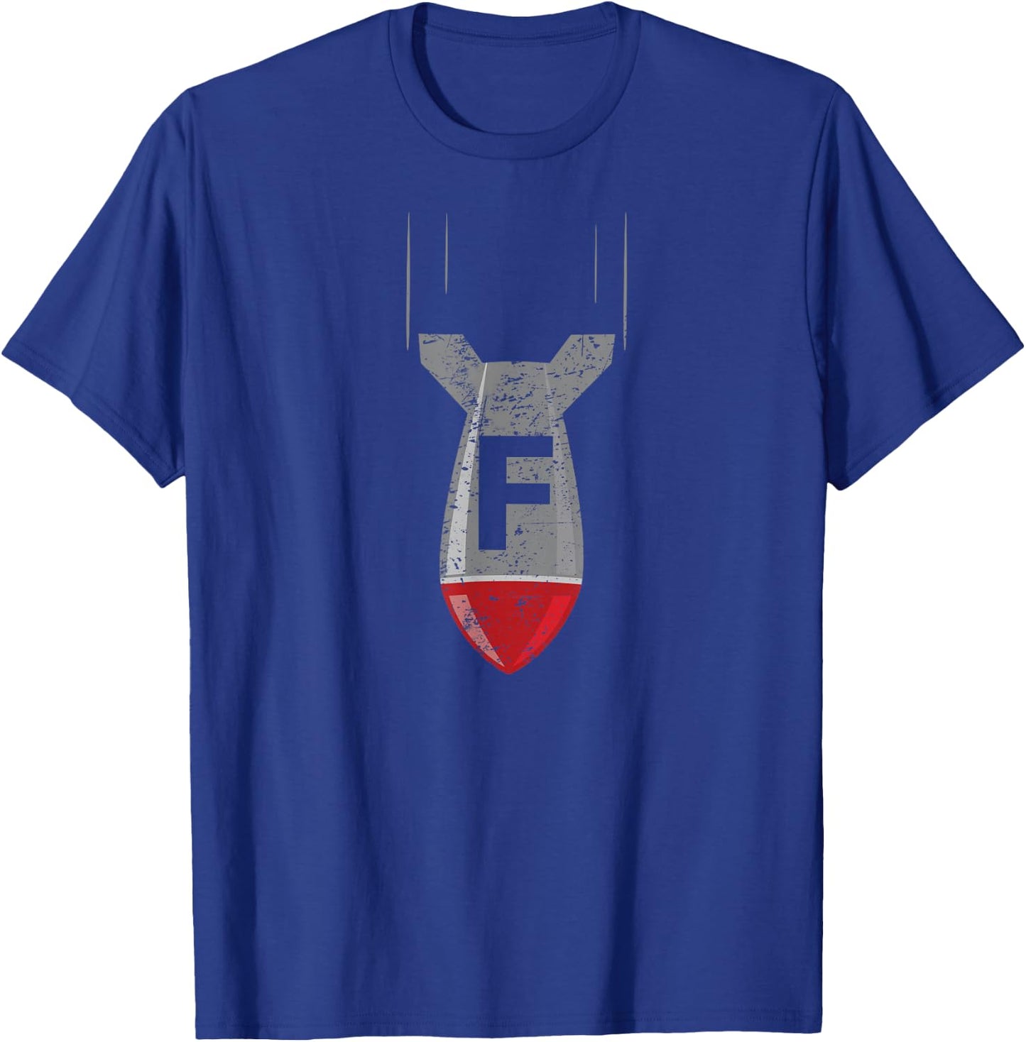 F Bomb Funny Dropping the F Bomb Sarcastic - Adult - Black - Small - Short Sleeve - Classic Fit - Cotton, Polyester Blend T-Shirt - T-Shirt | Royal