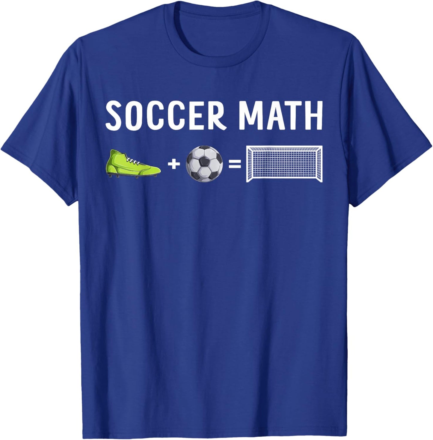 Soccer Math Football Sport Footballer Soccer Player T-Shirt - T-Shirt | Royal