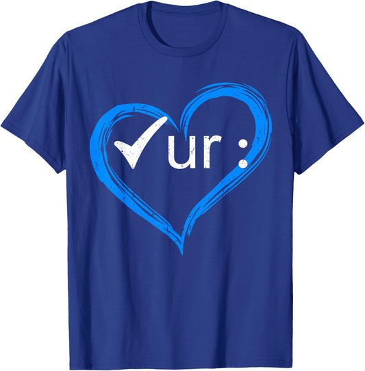 Check Ur Colon Cancer Awareness Colonoscopy Colorectal Blue T-Shirt - T-Shirt | Royal