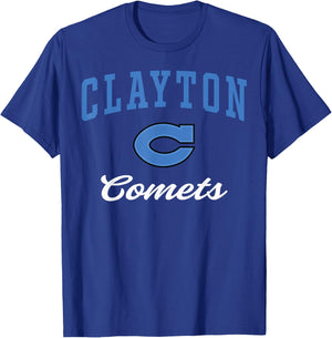 Clayton High School Comets T-Shirt - T-Shirt | Royal