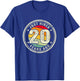 20 Year Work Anniversary Jubilee Just Hired 20 Years Ago T-Shirt - T-Shirt | Royal