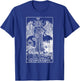 Tarot Cards Temperance Occult Design Gift T-Shirt - T-Shirt | Royal