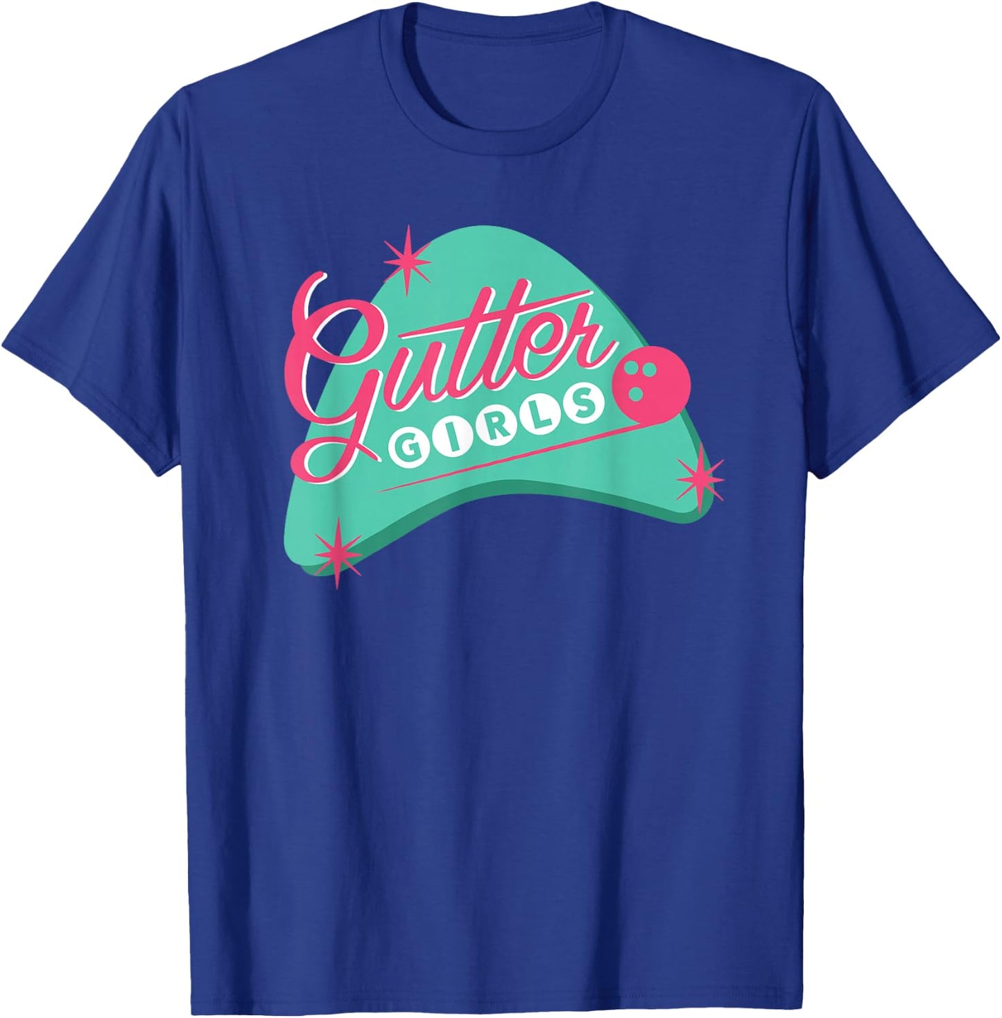 Gutter Girls Bowling League Team Shirt or Girls T-Shirt - T-Shirt | Royal