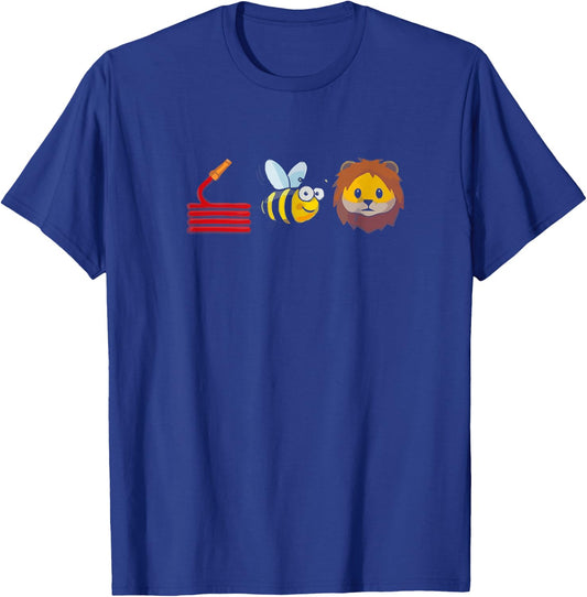 Hose Bee Lion I am a FireFighter T-Shirt - T-Shirt | Royal