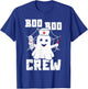 Boo Boo Crew Shirt Ghost Nurse Costume Girls Funny Halloween T-Shirt - T-Shirt | Royal