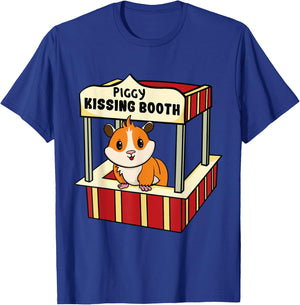 Kissing Booth Shirt Guinea Pig Kiss Pet Valentines Day Gift T-Shirt - T-Shirt | Royal