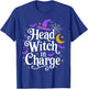 Head Witch In Charge Funny Halloween Costume for Witches T-Shirt - T-Shirt | Royal