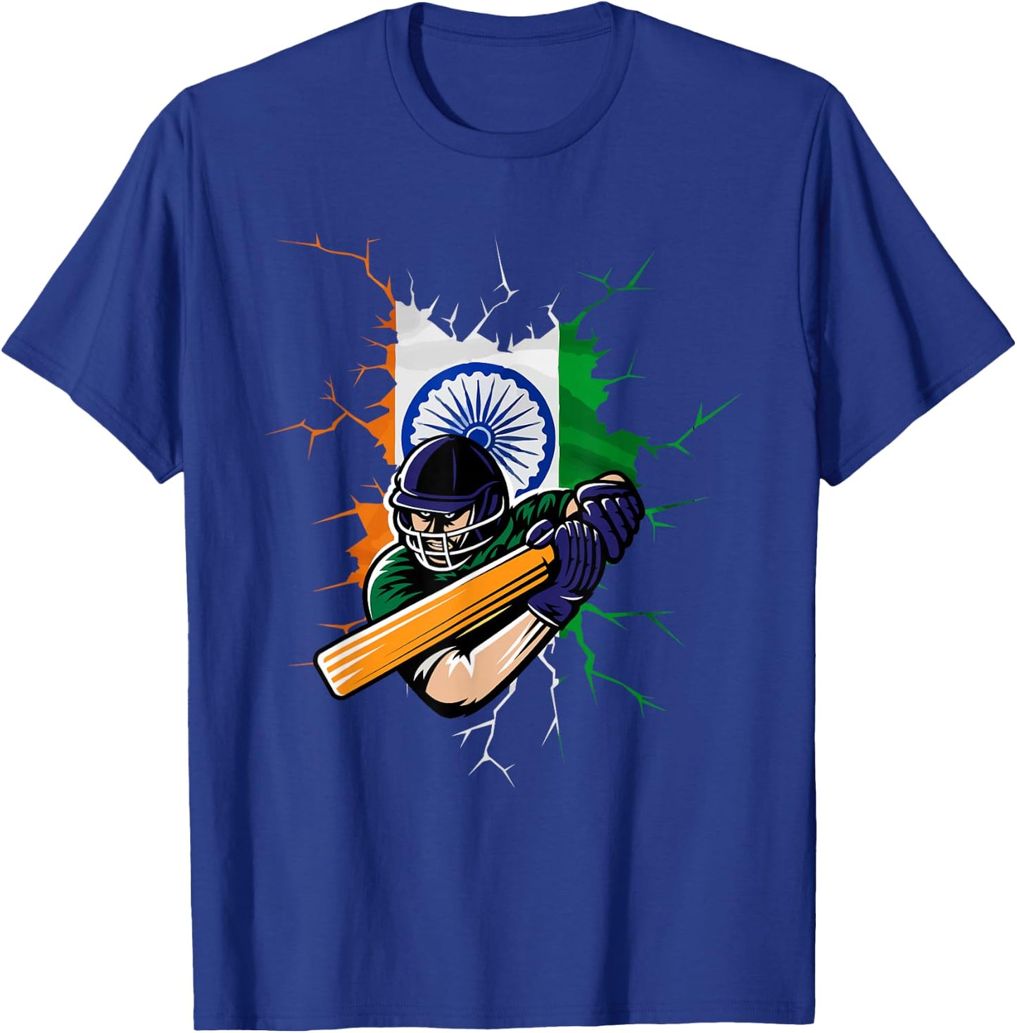 India Cricket T Shirt National Fans Team Jersey Gift Indian T-Shirt - T-Shirt | Royal