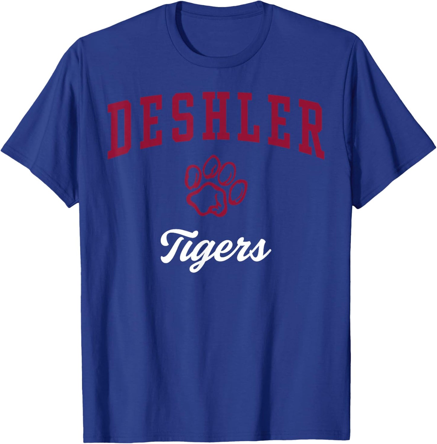 Deshler High School Tigers C3 T-Shirt - T-Shirt | Royal