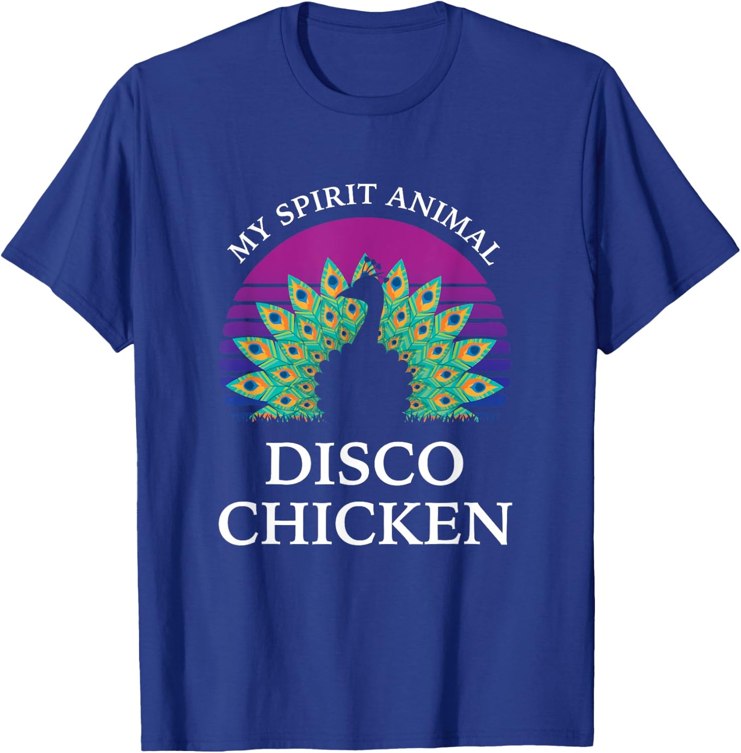 My Spirit Animal, Disco Chicken funny animal T-Shirt - T-Shirt | Royal