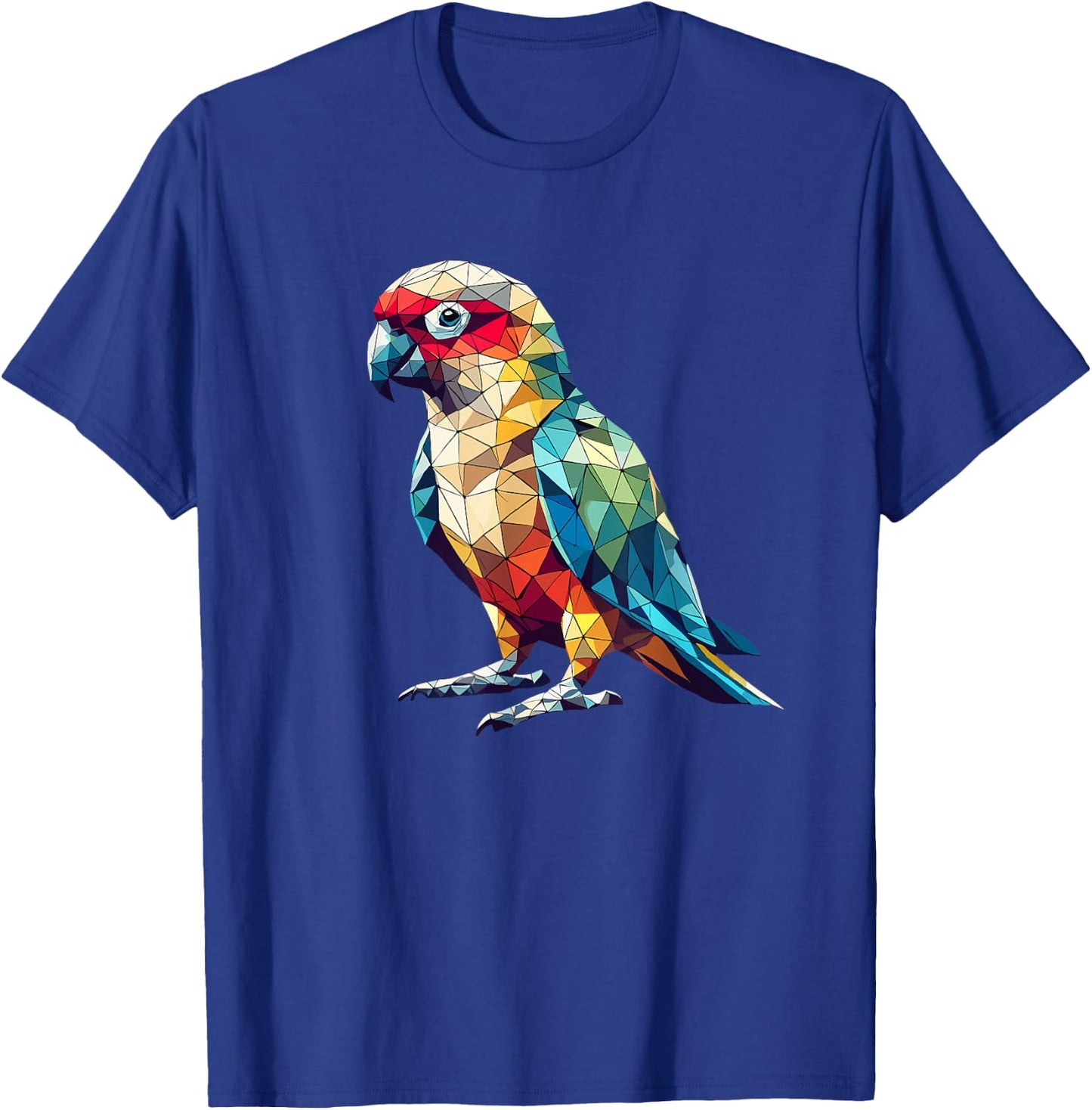 Geometric Art Conure Parrot Conures T-Shirt - T-Shirt | Royal