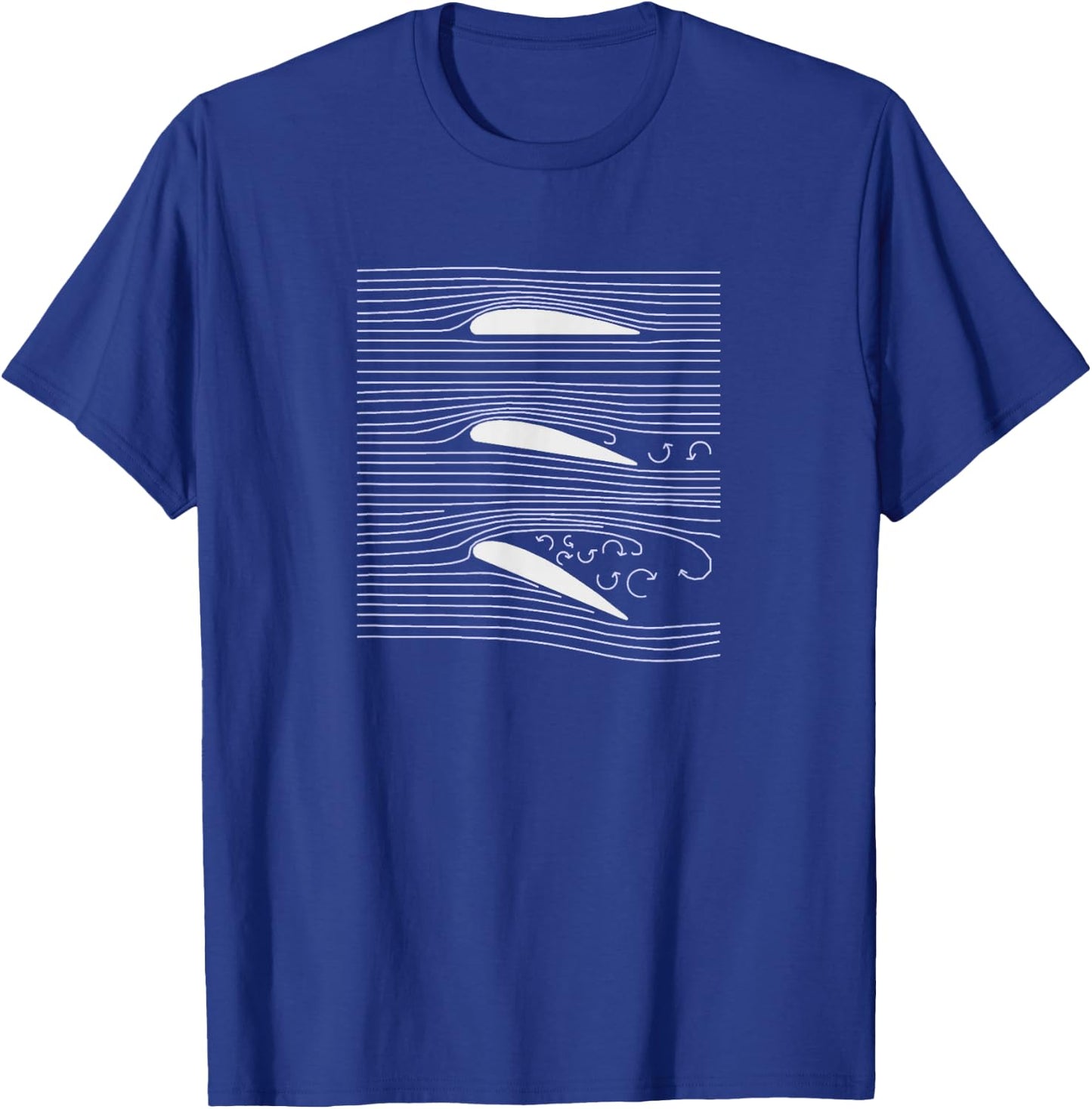 Aerospace Airfoil Stall Diagram T-Shirt - T-Shirt | Royal