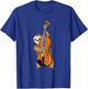 Jazz Sloth Playing Upright Bass T Shirt Cool Musician Gifts T-Shirt - T-Shirt | Royal