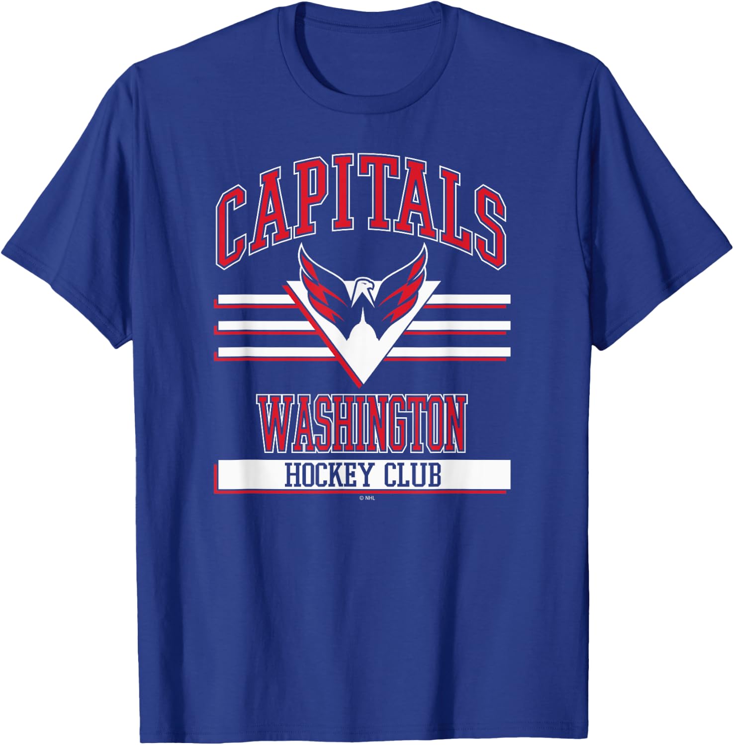 Washington Capitals Hockey Club Navy Officially Licensed T-Shirt - T-Shirt | Royal