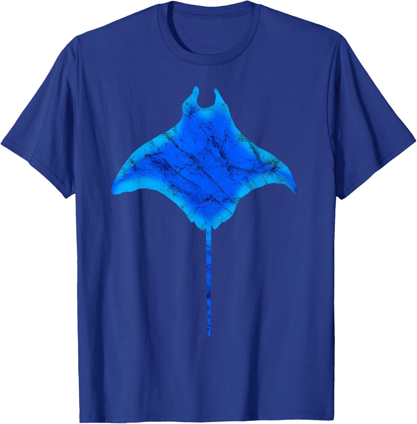 Stingray Manta Ray Shark Fishing Ocean Sea Creatures T-Shirt - T-Shirt | Royal