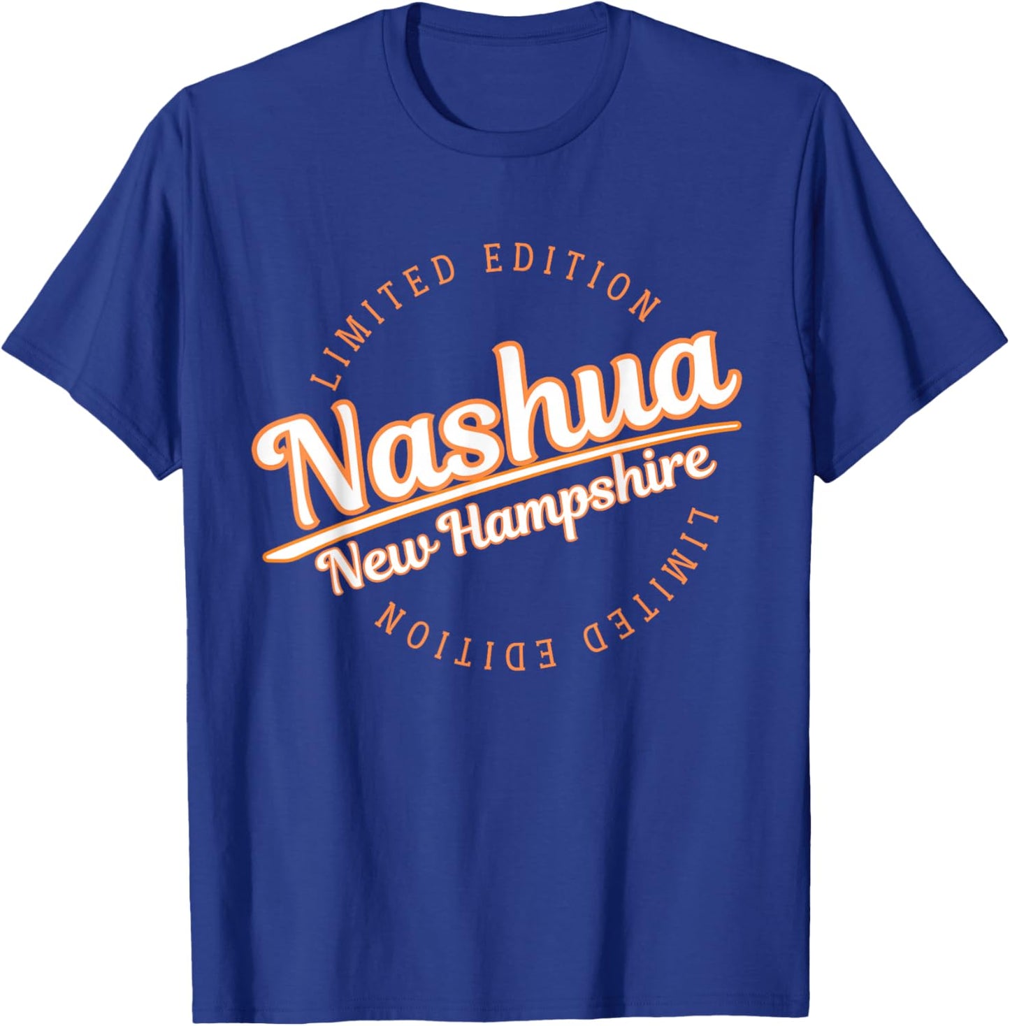 Retro Athletic Nashua NH Apparel T-Shirt - T-Shirt | Royal