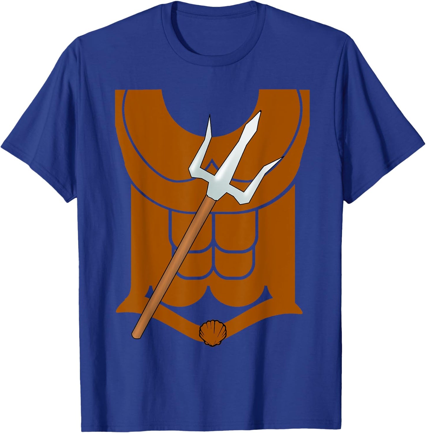 King God Of The Sea Roman Neptune Poseidon Costume T-Shirt - T-Shirt | Royal