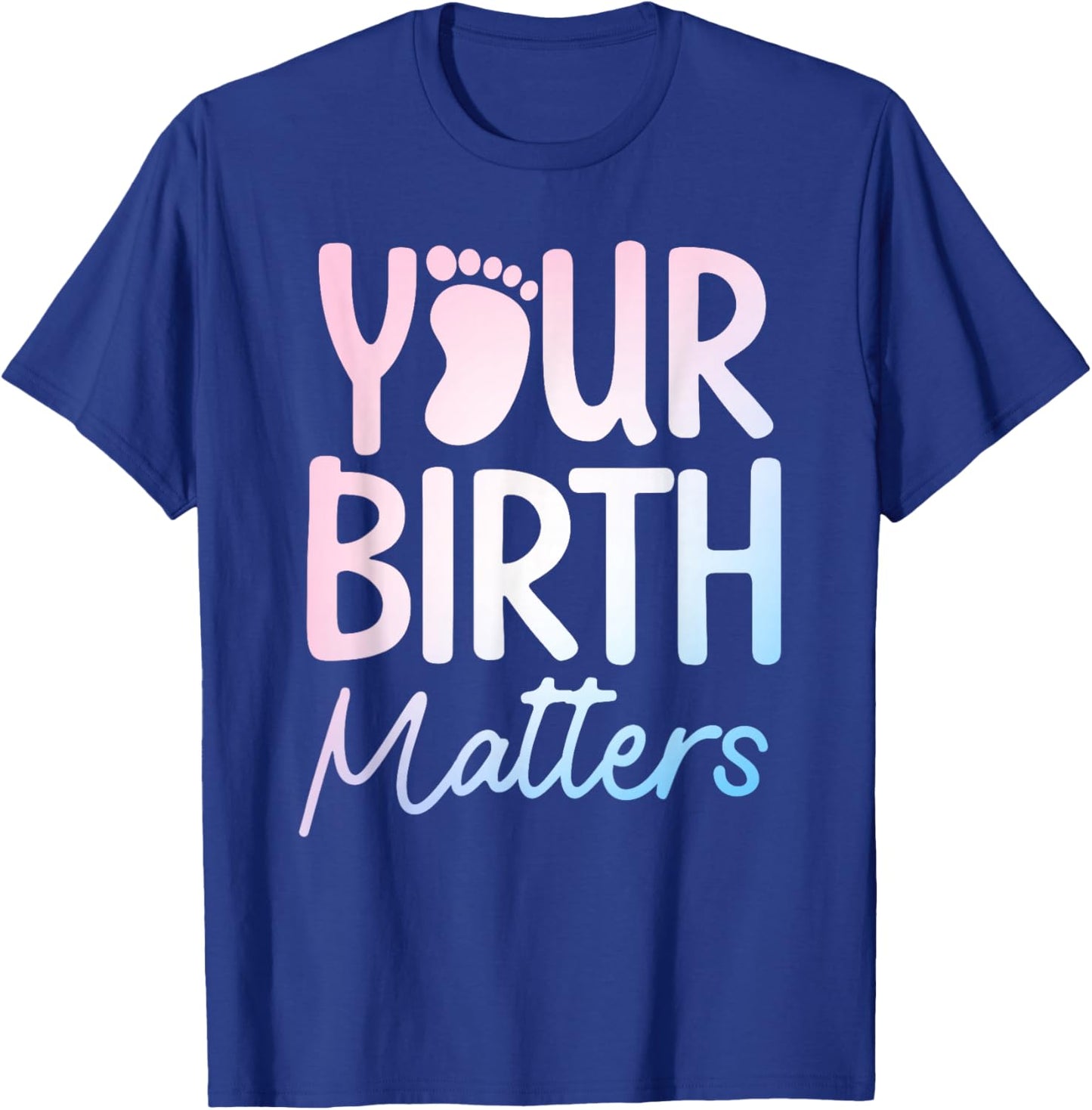 Cool Doula Art Girls Midwives Birth Worker Doula T-Shirt - T-Shirt | Royal