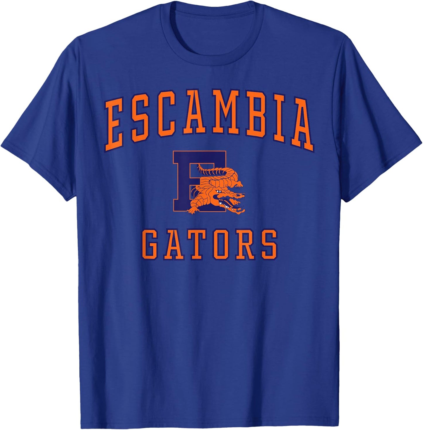 Escambia High School Gators C1 T-Shirt - T-Shirt | Royal