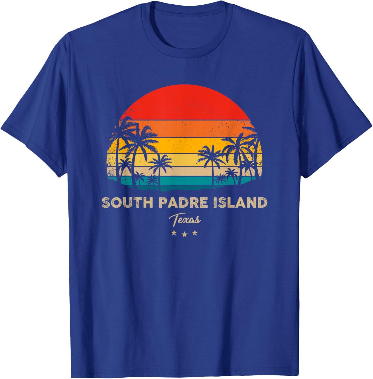 South Padre Island Souvenir - Texas Sunset T-Shirt - T-Shirt | Royal