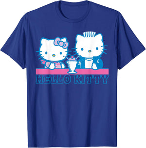 Hello Kitty and Dear Daniel Milkshake Date T-Shirt - T-Shirt | Royal