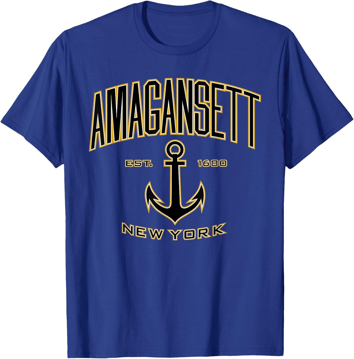 Amagansett NY Shirt , Men, Girls & Boys T-Shirt - T-Shirt | Royal