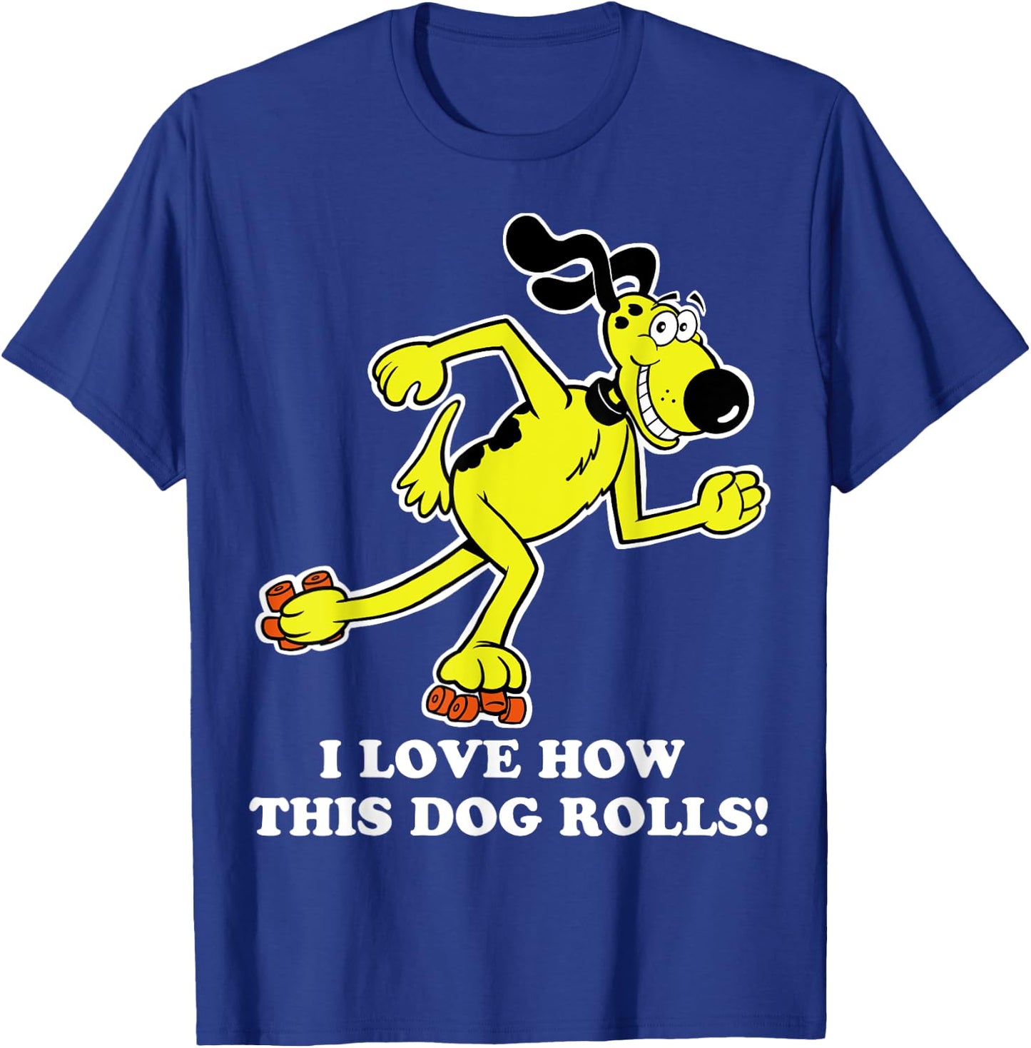 Roller Skating Dog Shirt T-Shirt - T-Shirt | Royal