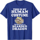 This Is My Human Costume I'm Really a Bearded Dragon T-Shirt - T-Shirt | Royal