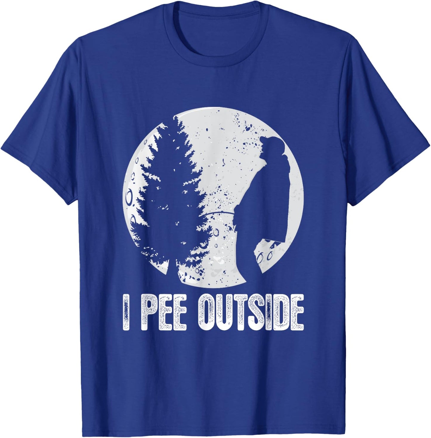 Funny Camping Shirts I Pee Outside Inappropriate T-Shirt - T-Shirt | Royal