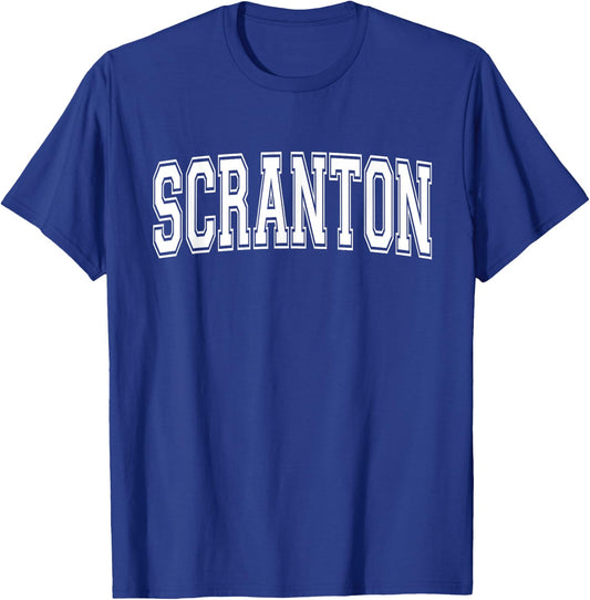 SCRANTON PA PENNSYLVANIA USA Vintage Sports Varsity Style T-Shirt - T-Shirt | Royal