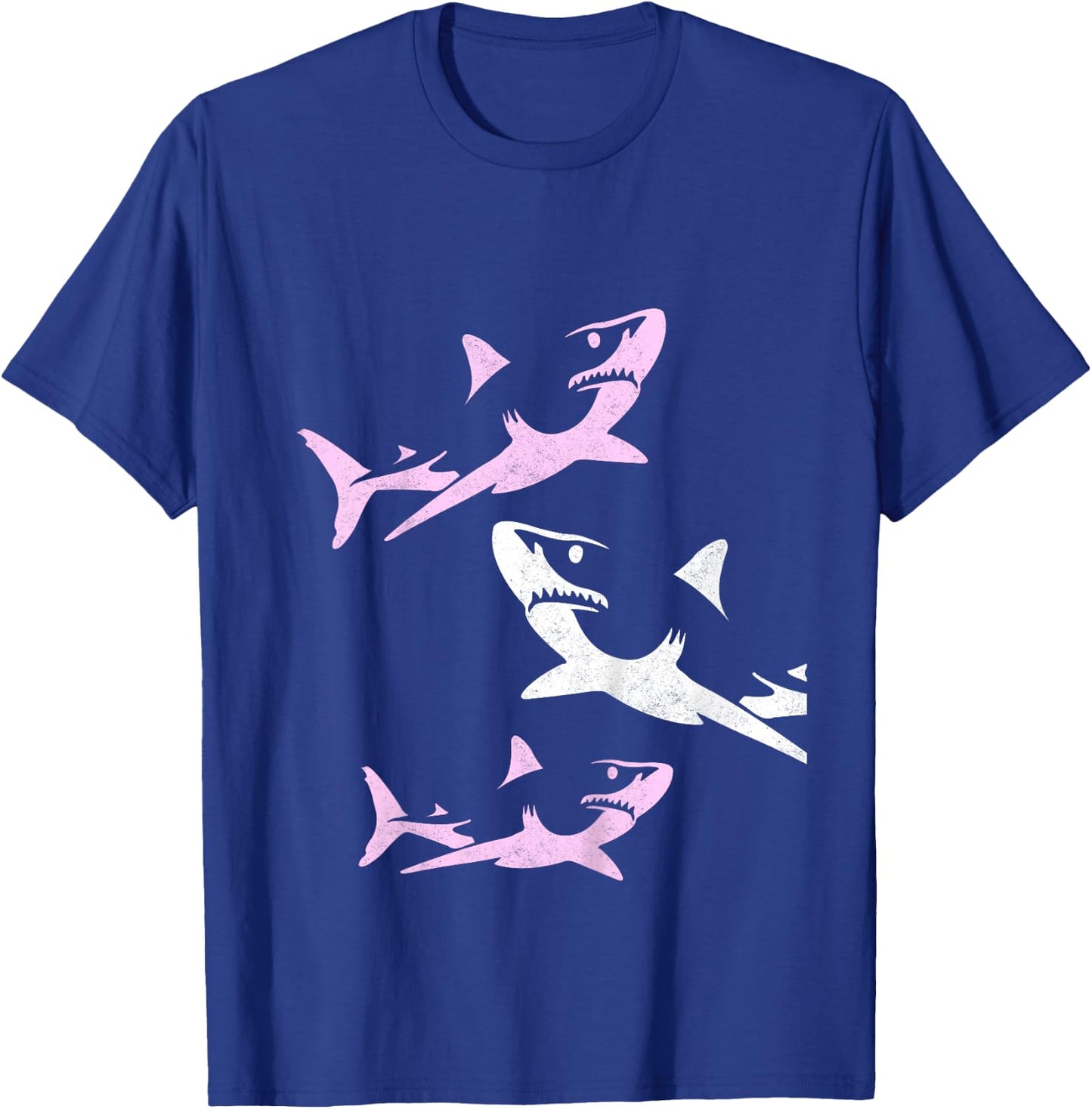 Shark Shirt for Girls & Toddlers - Pink Shark Gift T-Shirt - T-Shirt | Royal